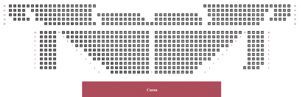 Фестивальный сочи схема зала с местами